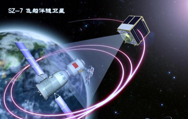 這個(gè)大衛(wèi)星的“小保鏢”傳回了我國(guó)的第一張飛船照片(圖2)